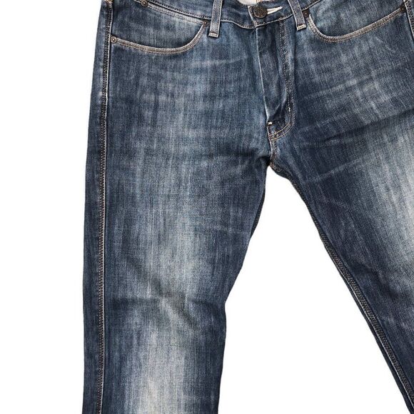 Acne Studios Designer Jeans Max Shaved Size 31 Blue - Picture 13 of 14